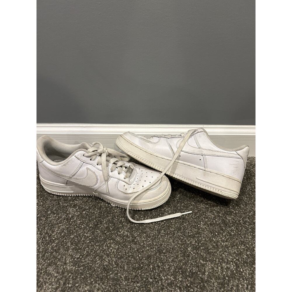Nike Air Force 1 Low White Athletic Shoes Sneakers 315115-112 Women's Size‎ 8